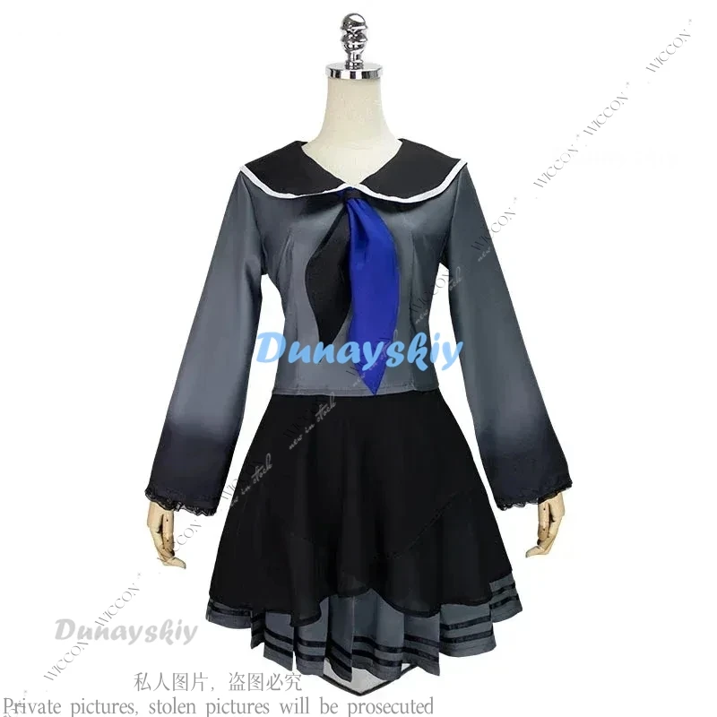 Asahina Mafuyu Cosplay disfraz peluca Anime proyecto Sekai colorido escenario Cosplay uniforme de fiesta de Halloween para mujeres niñas