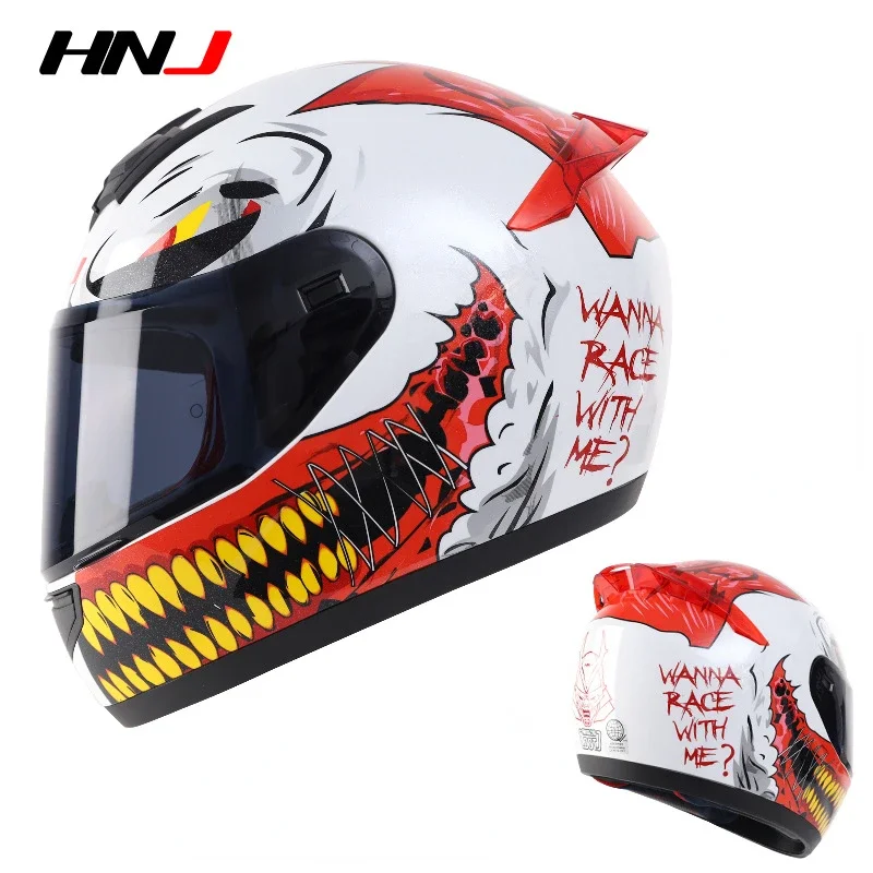 

Four Seasons Universal Electric Motorcycle Helmet Chinese Lion Awakening Culture Motor Full Face Helmets 3C Certification