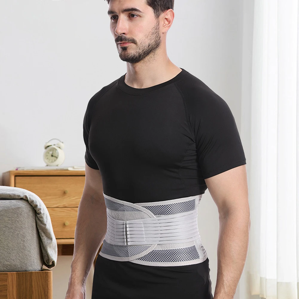 Back Brace for Men & Women - Breathable Waist Lumbar Lower Back Support Belt for Sciatica, Herniated Disc, Scoliosis