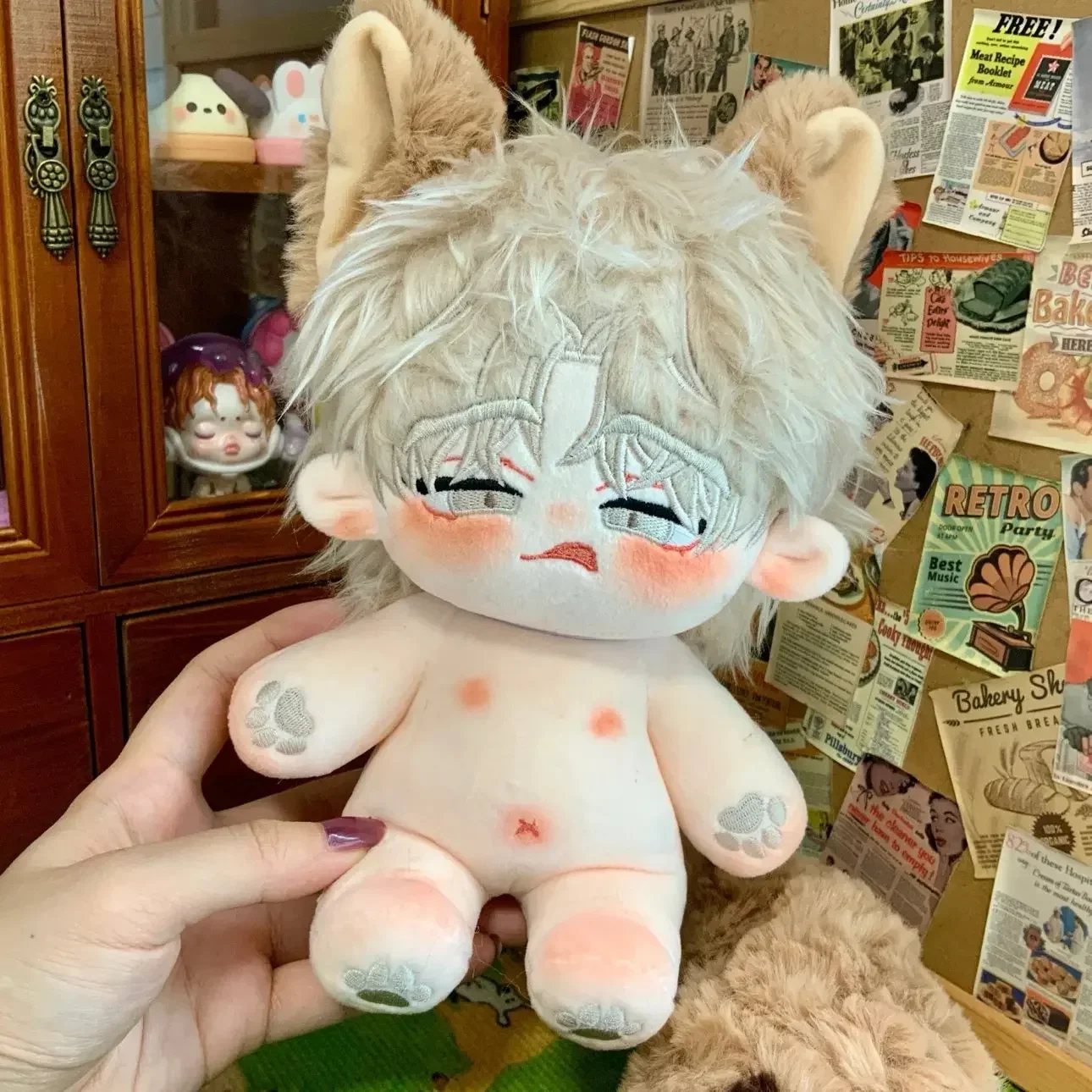 Stuffed 20cm Korean BL Manhwa Dolls Low Tide in Twilight Yeo TaeJu Kim EuiHyun Cotton Dress-up Dolls Toys Plush Cartoon Xmas
