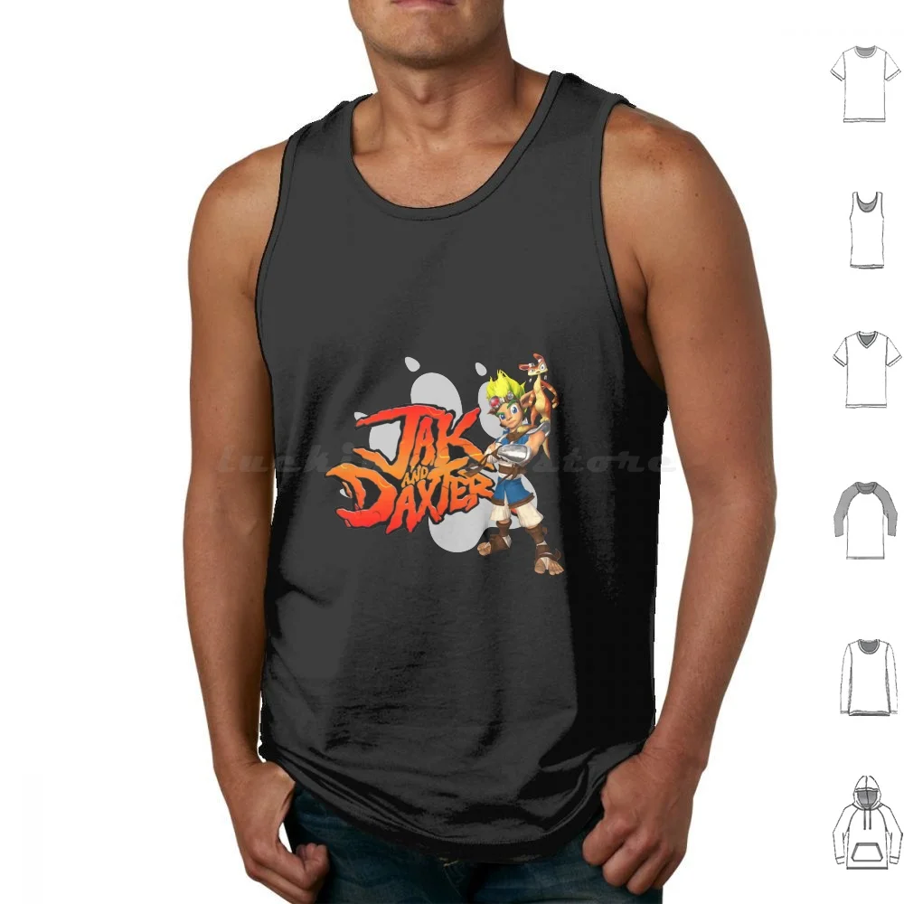 Jak And Daxter Tank Tops Print Cotton Jak And Daxter Video Game Games Jak Daxter Andy Gavin Jason Rubin Naughty Dog Eady