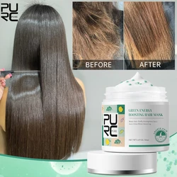 PURC Maschera per capelli alla cheratina Crema per il trattamento dei capelli professionale Levigante Stiratura Riparazione morbida Prodotti per la cura dei capelli crespi danneggiati