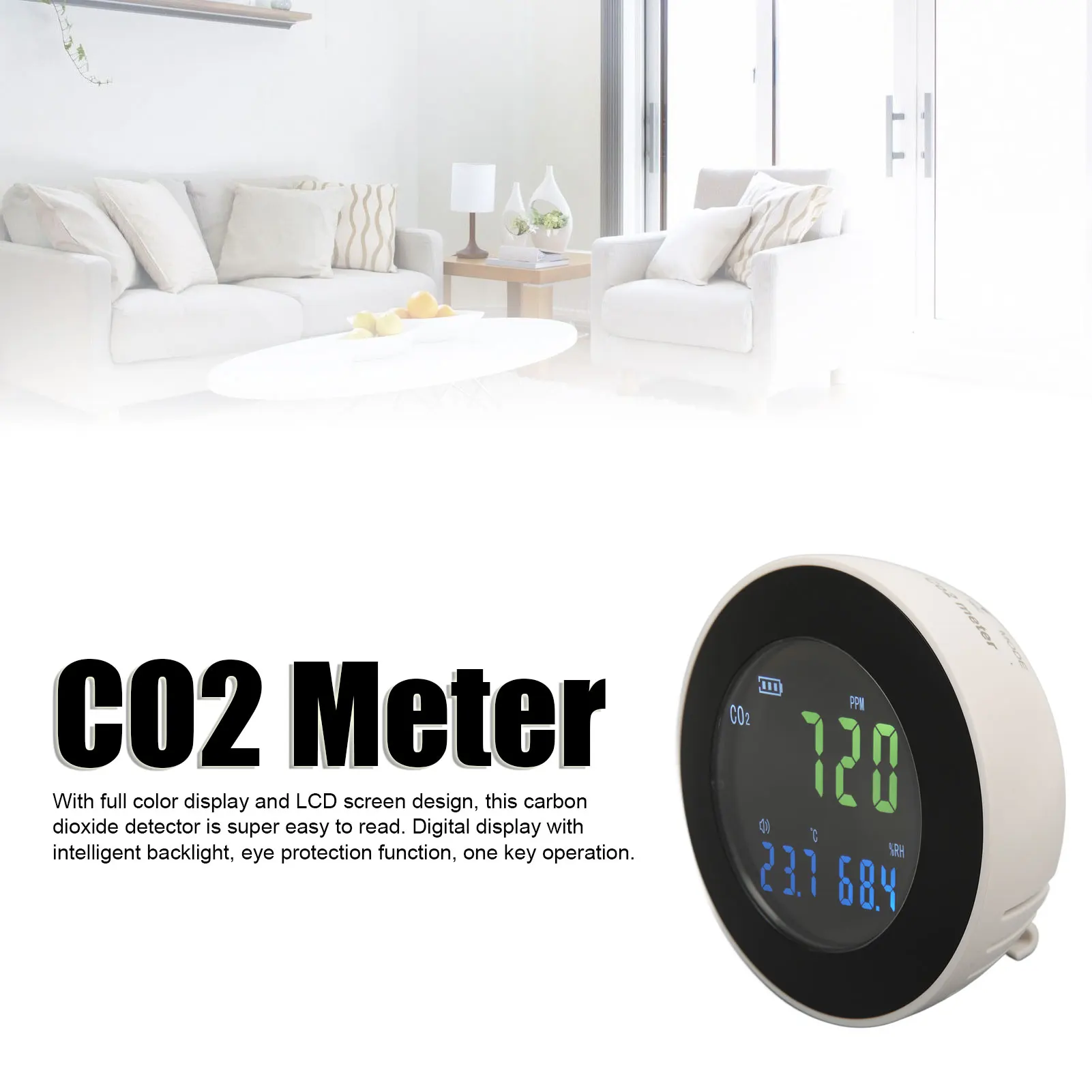 

Измеритель CO2 Монитор CO2 HT 501 Детектор CO2 Портативный монитор качества воздуха Детектор углекислого газа для дома Мини-детектор CO2