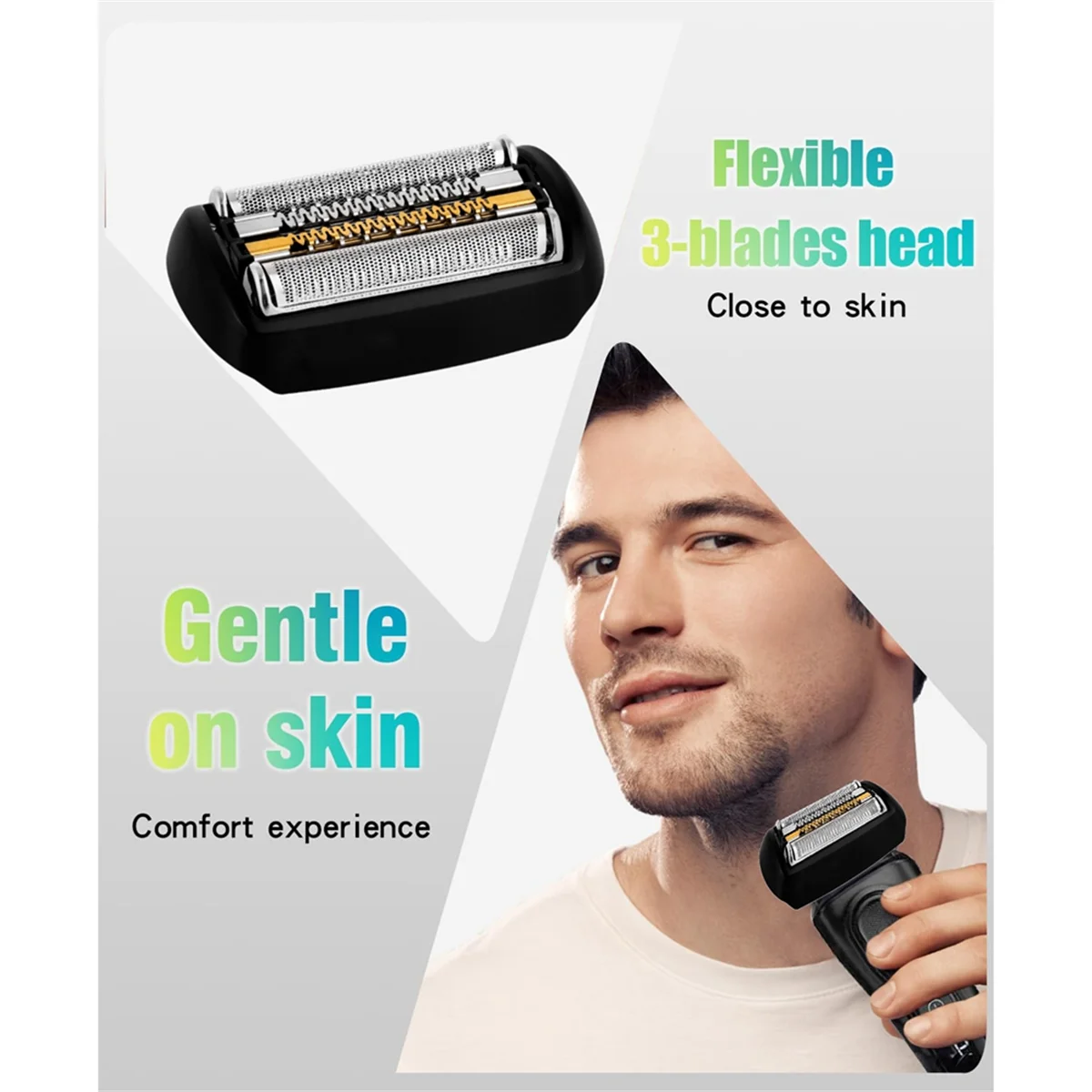 HOT 92B Replacement Shaver Head for Braun 9 Series Foil Shaver 9040s, 9080cc, 9093s, 9095cc, 9240s, 9242s, 9260s, 9280cc