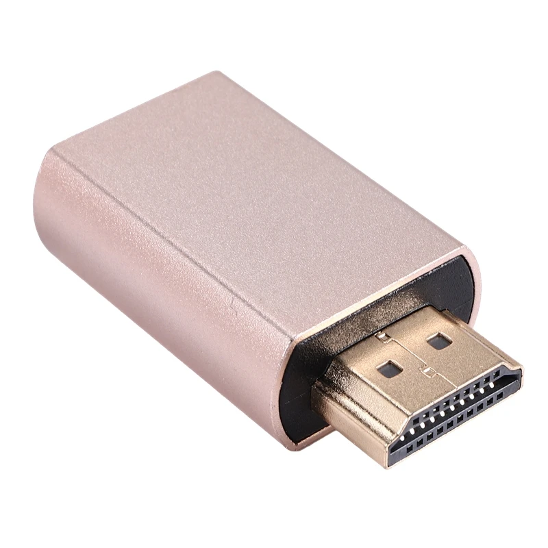 Soporte de señal de pantalla de bloqueo, adaptador Virtual KVM HDMI2.0, enchufe simulado EDID DDC para emulador de pantalla de hasta 3840X2160