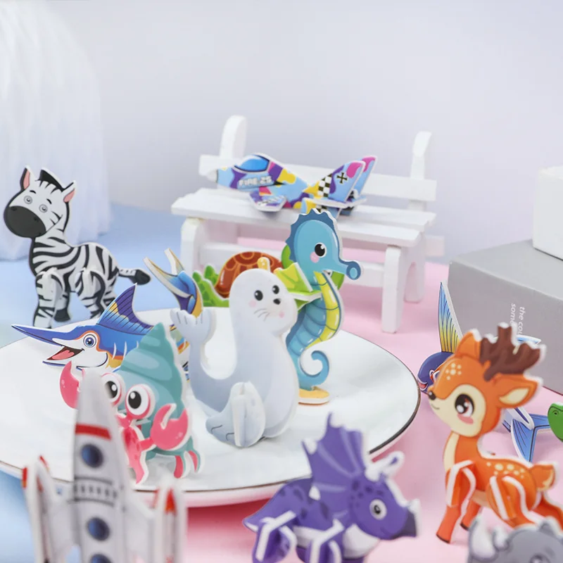 

30 Unique 3D Paper Puzzles, Creative Craft Toys&Home Decor, Ideal for Parent-Child Activities, Parties, Holidays&Birthday Gifts