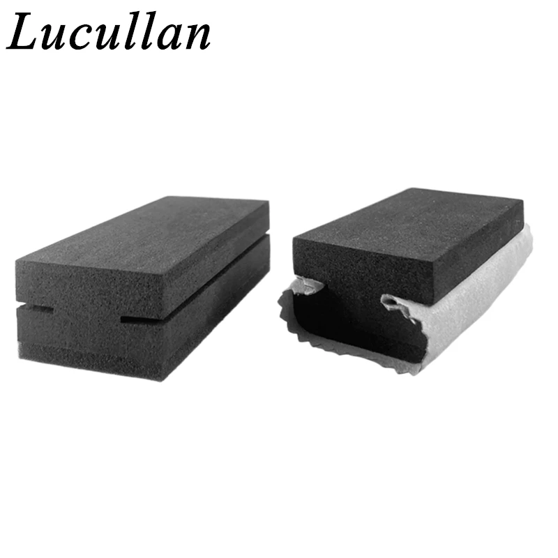 Lucullan Nowa konstrukcja zapobiegająca upadkom Powłoka ceramiczna do samochodu Aplikator do opatrunku Auto Glass Paint Nano-Coat Sponge Pad