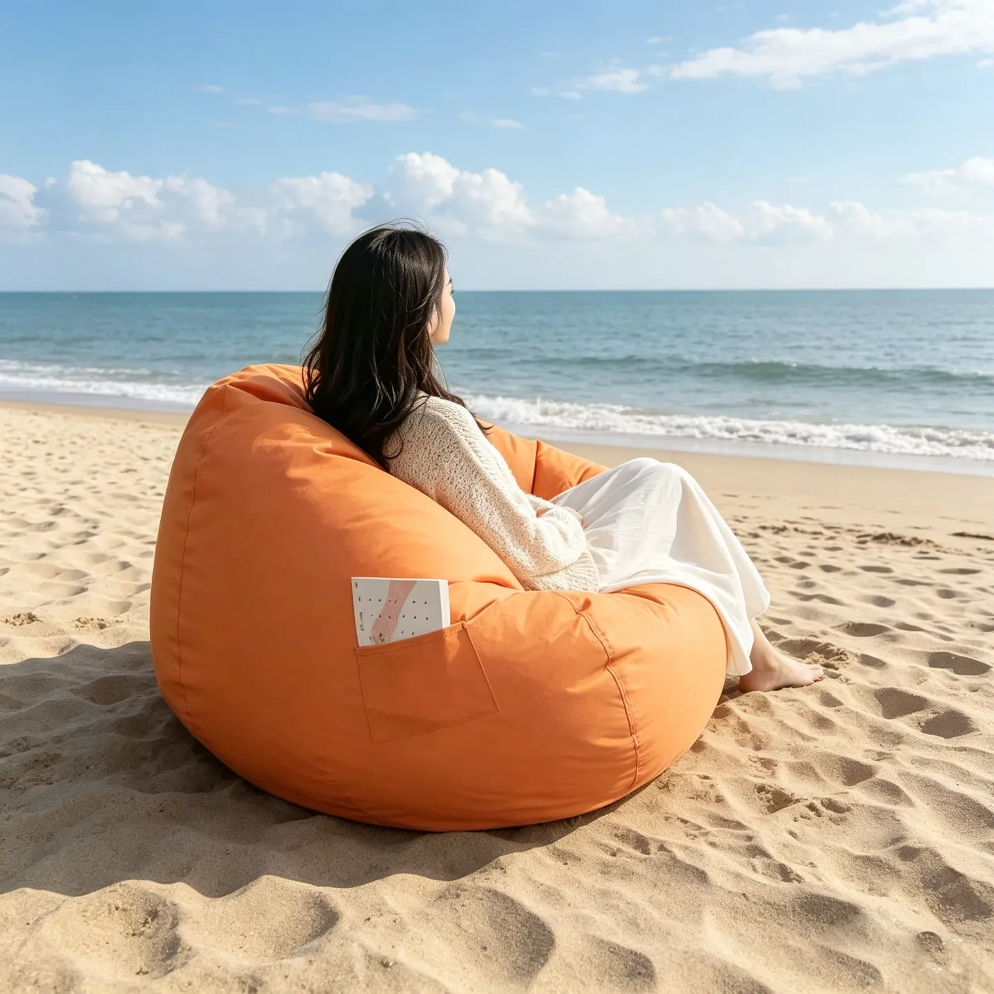 Lazy Chair Bean Bag Sofas Modern Bedroom Bean Bag Sofas Cushioned Relax Single Sofa Small Floor Puffs Asiento Home Furniture