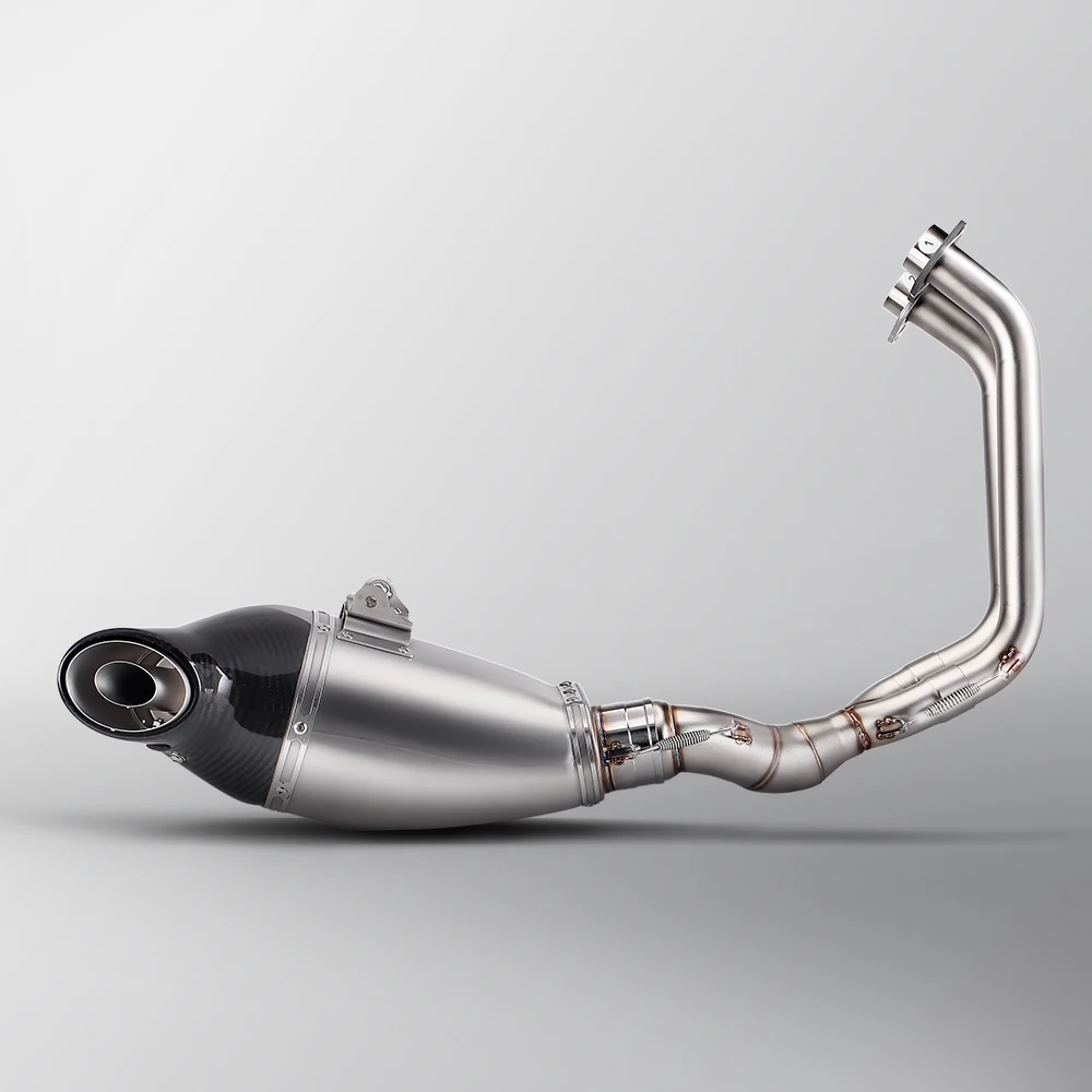 

Underbody Full exhaust System Motorcycle exhaust For Ninja650 versys650 Z650 Front Link Pipe Muffler 2017-2023
