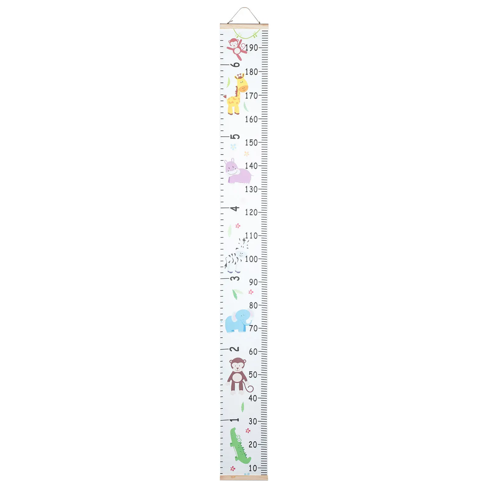 Baby Height Chart Canvas Growth Chart – Washable, Safe, Reusable Wall Measurement Tool for Kids