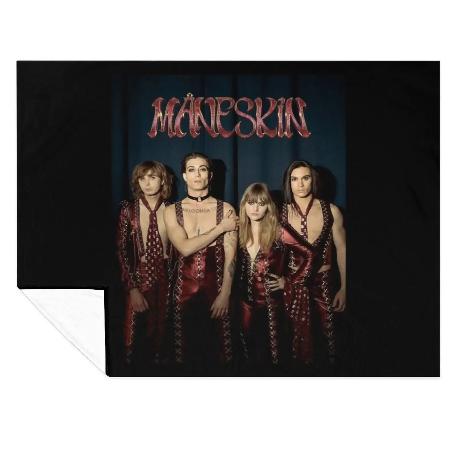 

Mneskin rock band Maneskin Throw Blanket Bed covers Furry Winter beds Hair Blankets