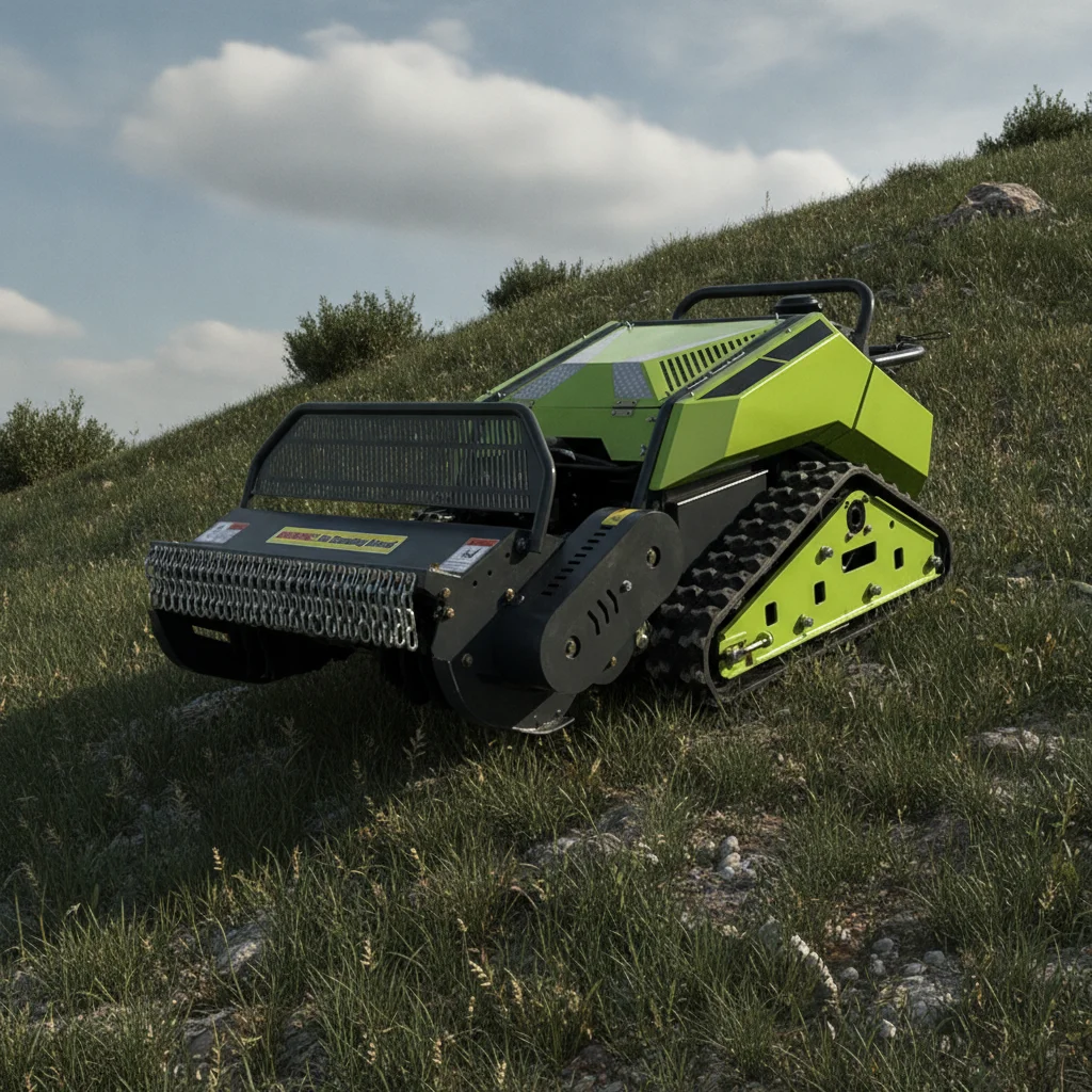 Customize Remote Control Crawler Lawn Mower EPA Approved Garden Grass Cutting Machine Fast Shipping