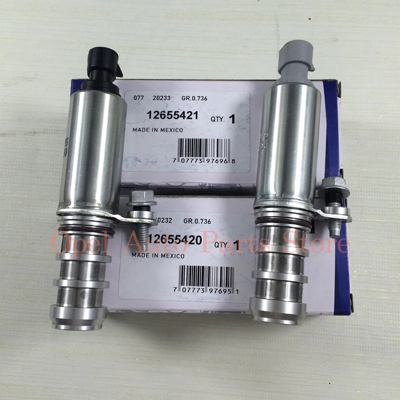 1 SET Original VVT Valve Variable Control Timing Solenoid For Chevrolet Malibu Captiva Pontiac GMC Opel Antara 12655420 12655421