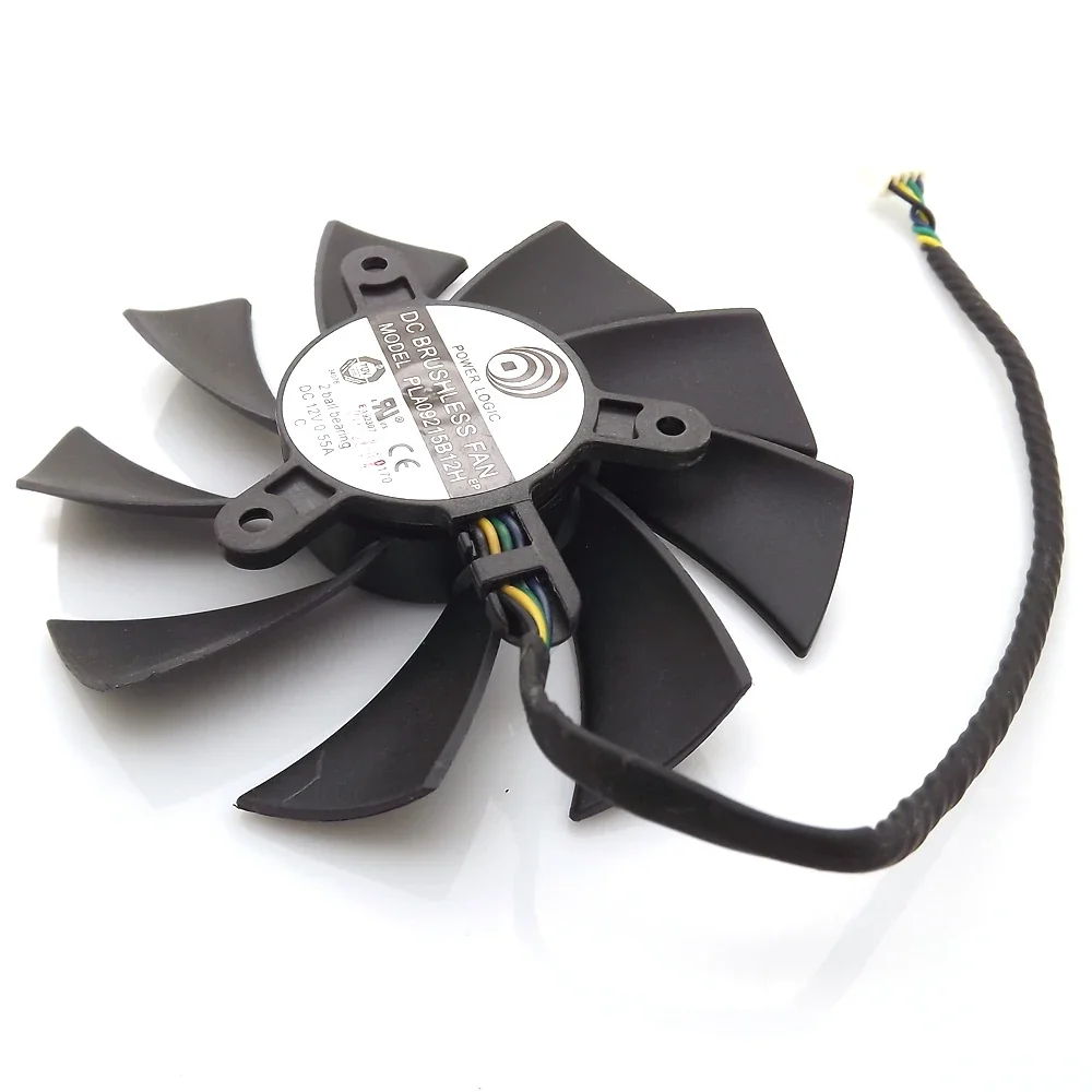 Free Shipping PLA09215B12H 12V 0.55A 87mm 4Wire 4Pin For MSI N460GTX N560GTX N450GTS R6770 Graphics Card Cooling Fan