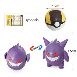 Set Kotak Pokemon Pokeball Mainan Saku Monster Pikachu ASH-Greninja Lucario Eevee Hadiah Mainan Model Figur Aksi Anime 12 pokemon xbox dengan penjualan terbaik - №