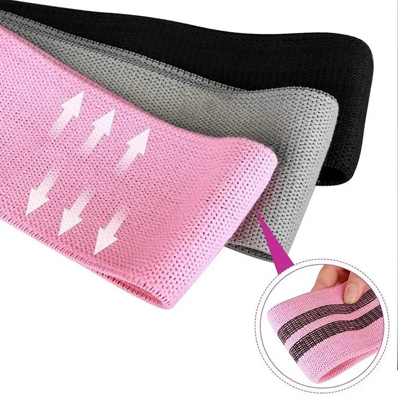 Set of elastic resistance bands for yoga, indoor training equipment, fitness, resistance exercise, exercise, rubber