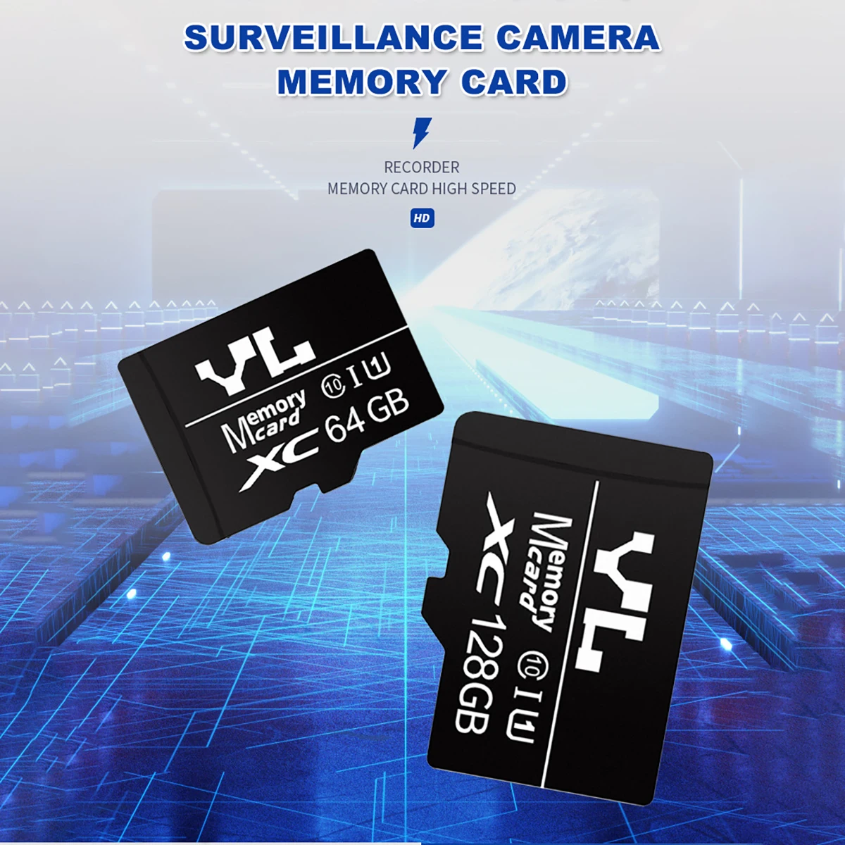 CLOSELI 64G 128G 256G SD Card Digital Devices Smartphones Dashcams Surveillance Cameras Tablets MP3 Players Storyboard