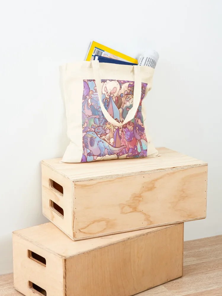 Monster Hunter Babies Tote Bag Women's handbag cute pouch bag Lady bags tote bag custom