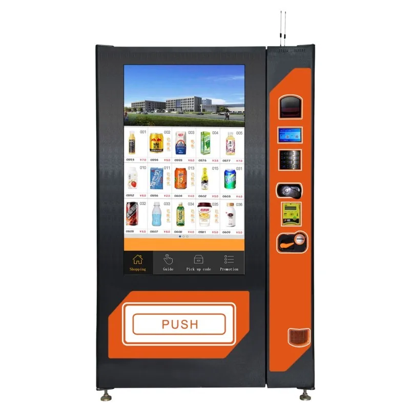 

Vending Machine With Refrigeration 49inch Big Touch Screen Drinks Snacks Drink Automat Vending Machine