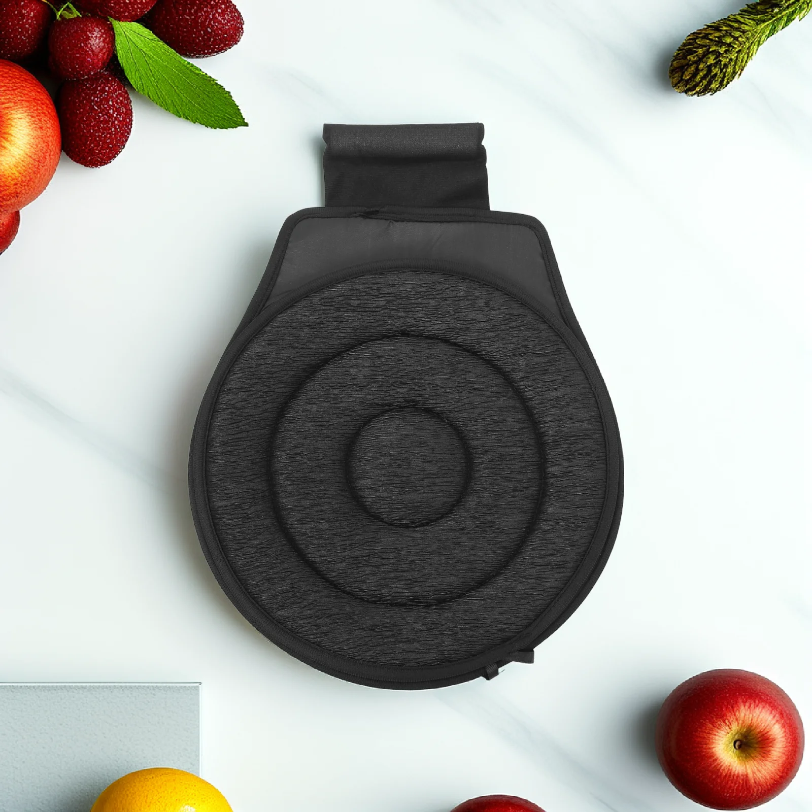 

Swivel Car Seat Cushion for Driver 360 Rotation Mat for Elderly and Pregnant Women Pleated Fabric Comfortable Driving Support