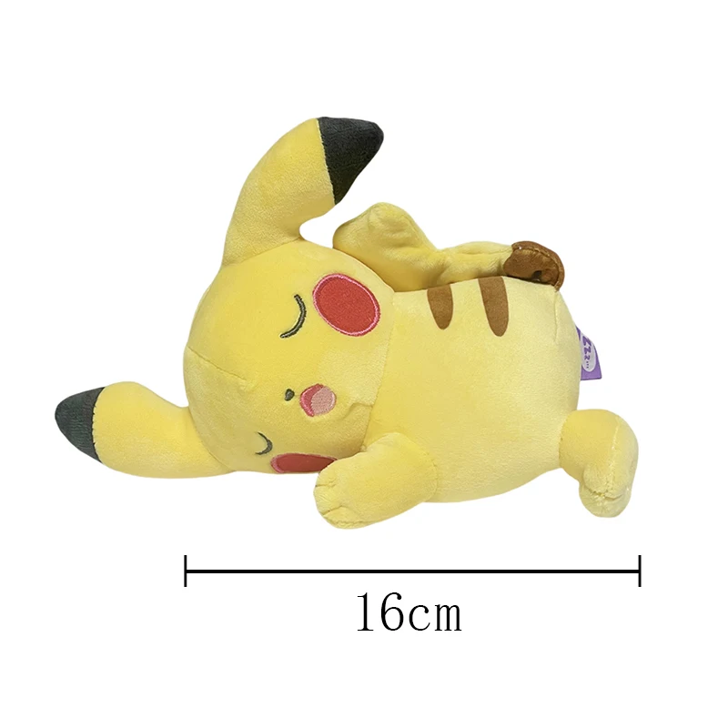 Mignon Pikachu dormir série Peluche Sprigatito Pachirisu Sylveon Peluche poupée Charizard Gengar Peluche Pawmi Pokemon jouet enfant cadeau