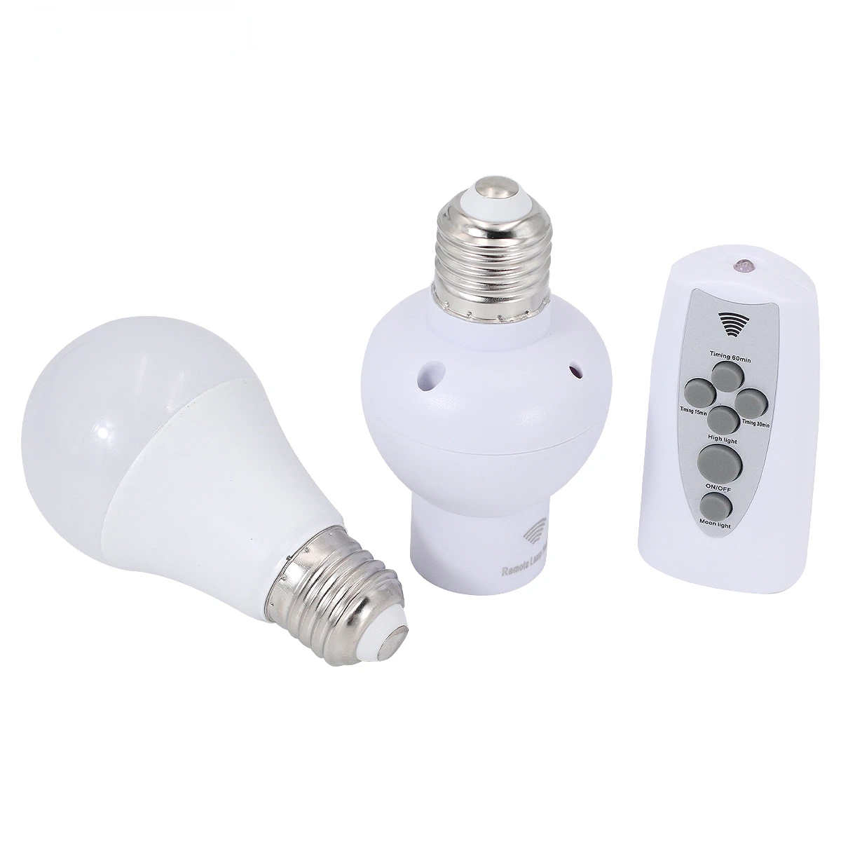 

Remote Control Light Bulb Socket, Wireless Light Socket Switch Kit, Remote Light Socket E27 Base for Pull Chain Light Fixture