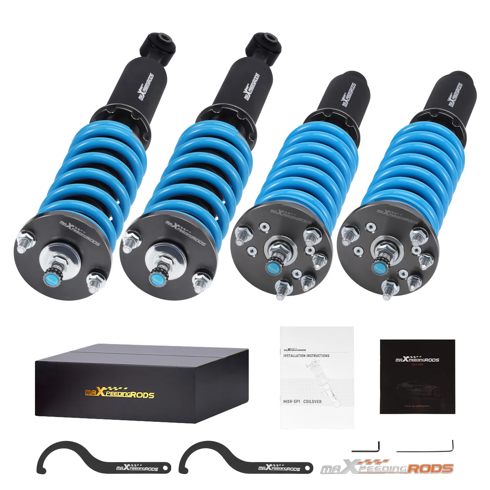 Coilover Strut For Honda Accord 03-07 ACURA TSX 04-08 CL9 Suspension 24 Way Damper Adjustable Coilovers Lowering Kit