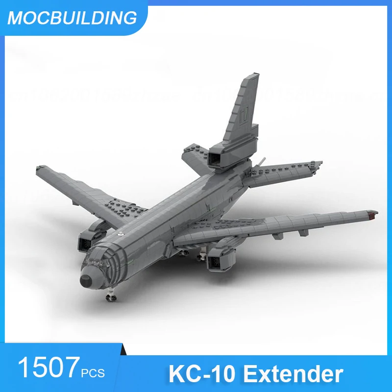 

MOC Building Blocks P-51D Mustang & KC-135R Stratotanker & KC-10 Extender Military Aircraft Model DIY Assemble Bricks Toys Gifts