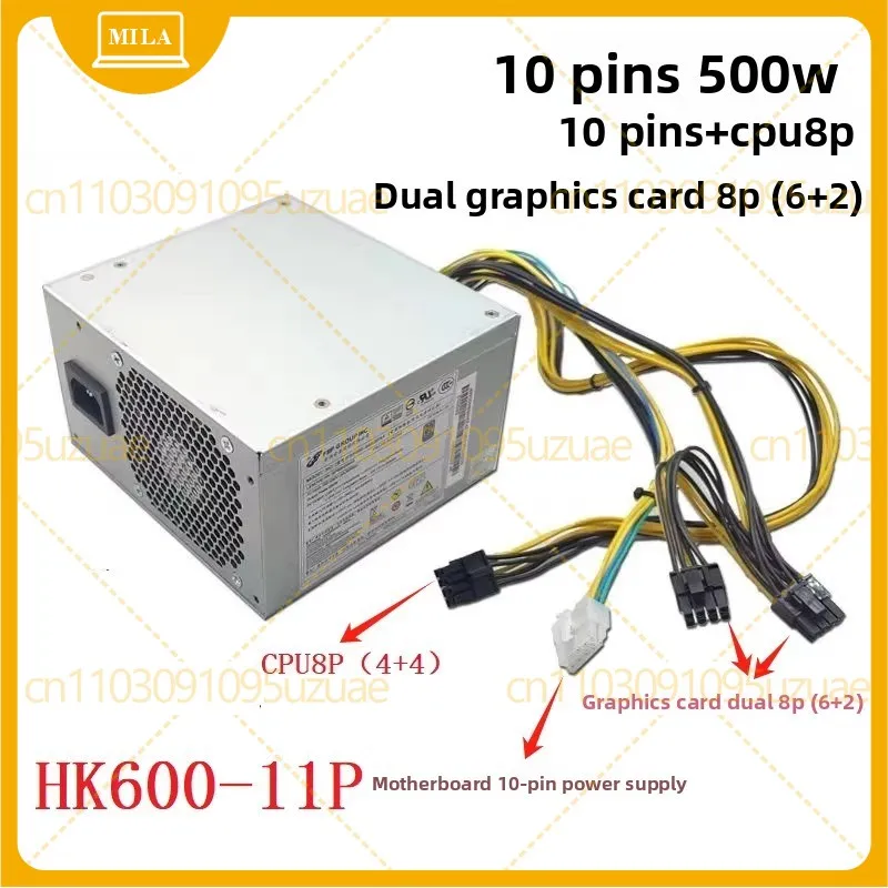 

new For lenovo FSP600-60AGPAA FSP400-40AGPAA FSP500-50AGPAA Switching Power Supply 400W 500W 600W 00PC774 HK600-11PP P340 P330