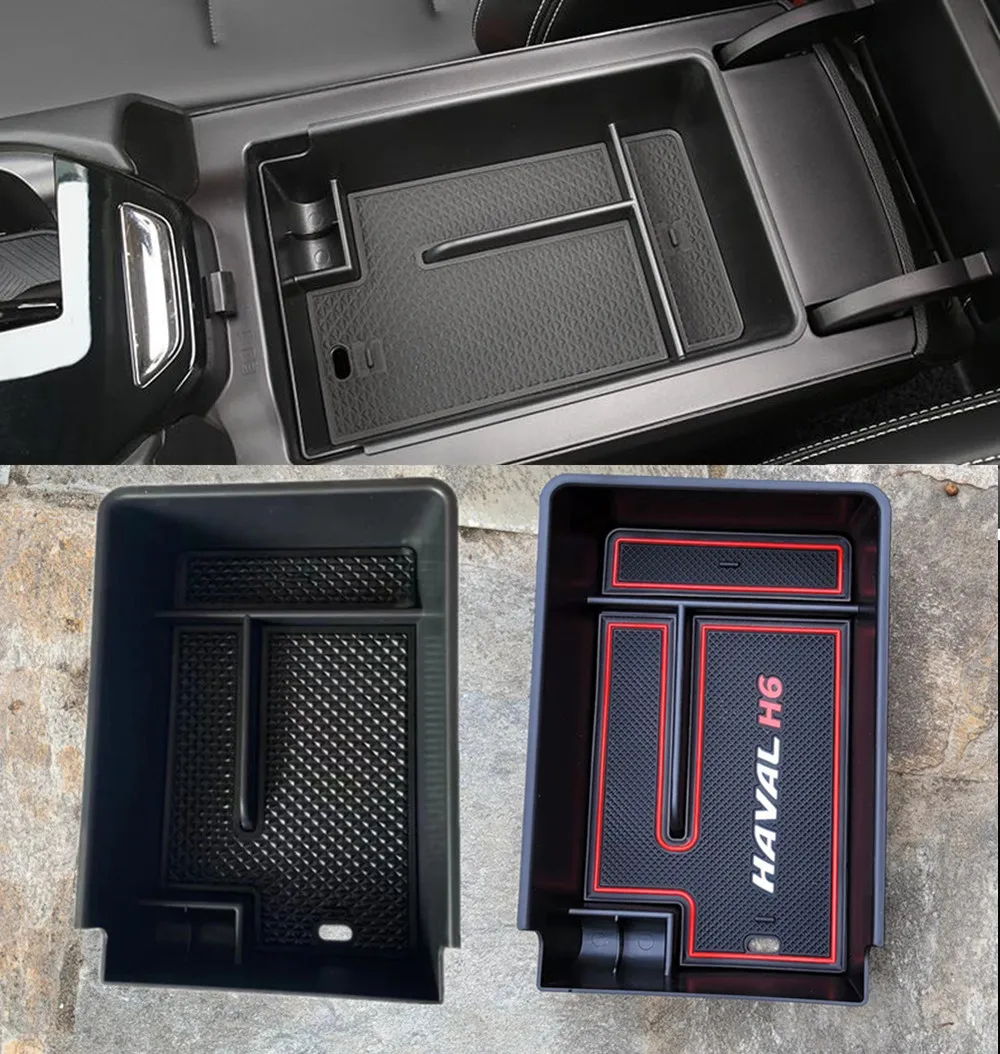 Auto Mittel konsole Armlehne Box Aufbewahrung behälter Organizer Halter Tablett für haval h6 3th gen Dekoration Zubehör