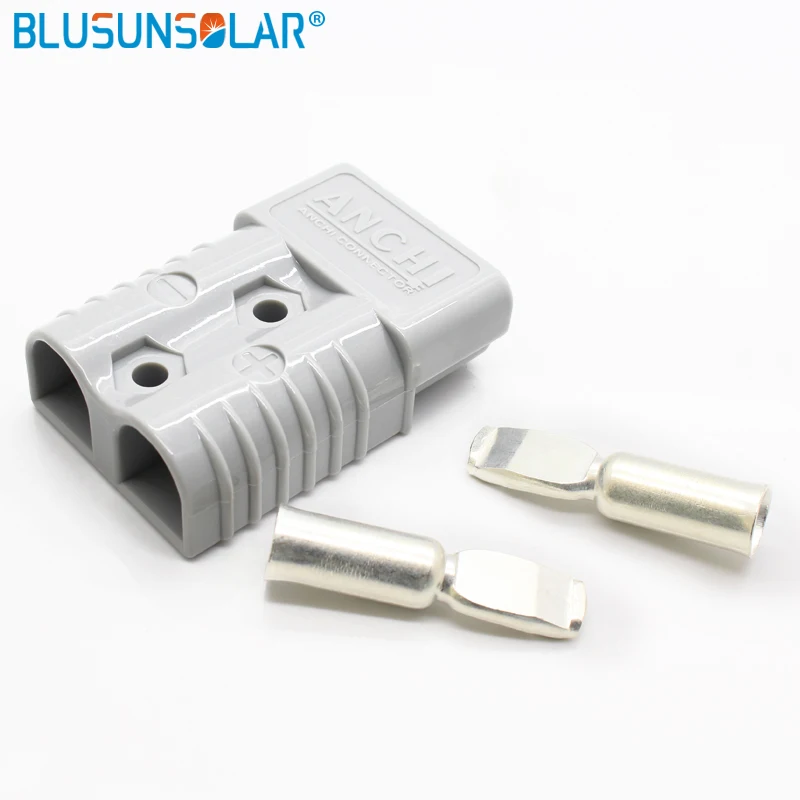 LEADER SOLAR 20 Piece/lot  Battery  Connector Plug Red/Blue/Grey/Black 50 A  8 AWG Connect Solar Panel Battery