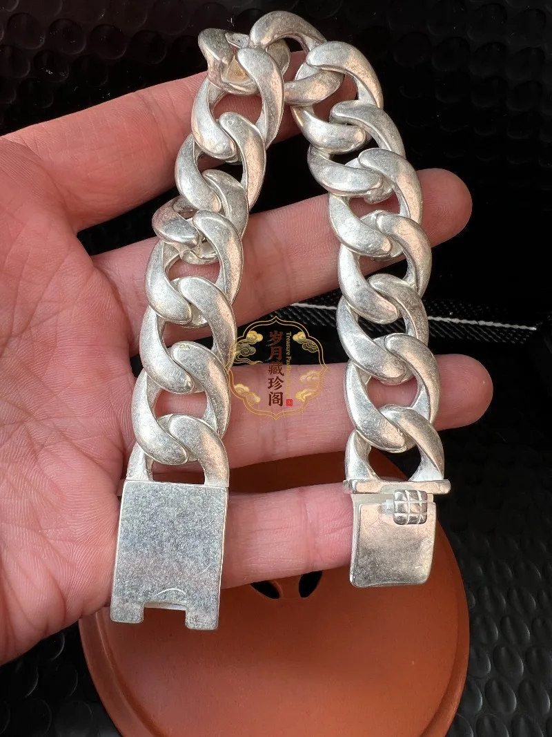 

2026 Hot Wholesale Vintage Tibetan Silver Bold Bracelet, Simple Personalized Jewelry for Men & Women, Perfect Gift