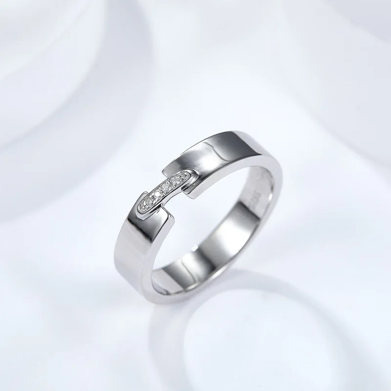 WUIHA 925 Sterling Silver D Color Real GRA Moissanite Diamonds Wedding Band Engagement Rings Ring Set Fine Jewelry Wholesale image 6