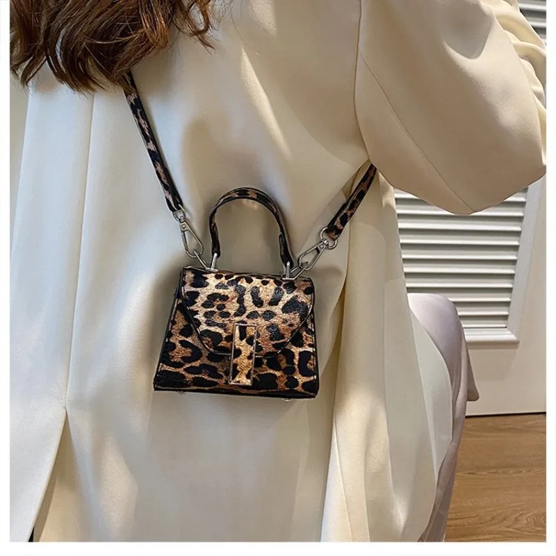 YOUDEYISI 2024 Summer Leopard Print Handbag Personalized Small Square Bag Commuter Versatile Shoulder Messenger Women\'s Bag