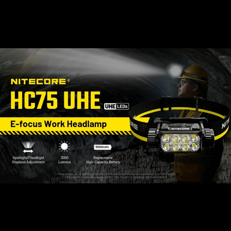 كشافات NITECORE HC75 UHE