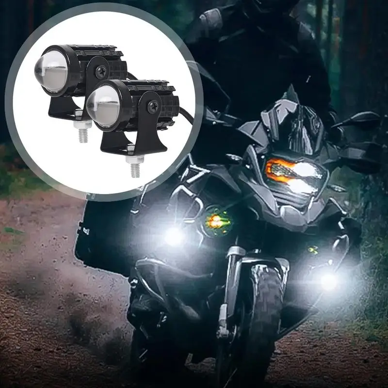 Motorcycle Light Motorcycle Head Light Lamp Bright Waterproof High Power Lamp For Commuting Nighttime Ensuring Visibility Dark