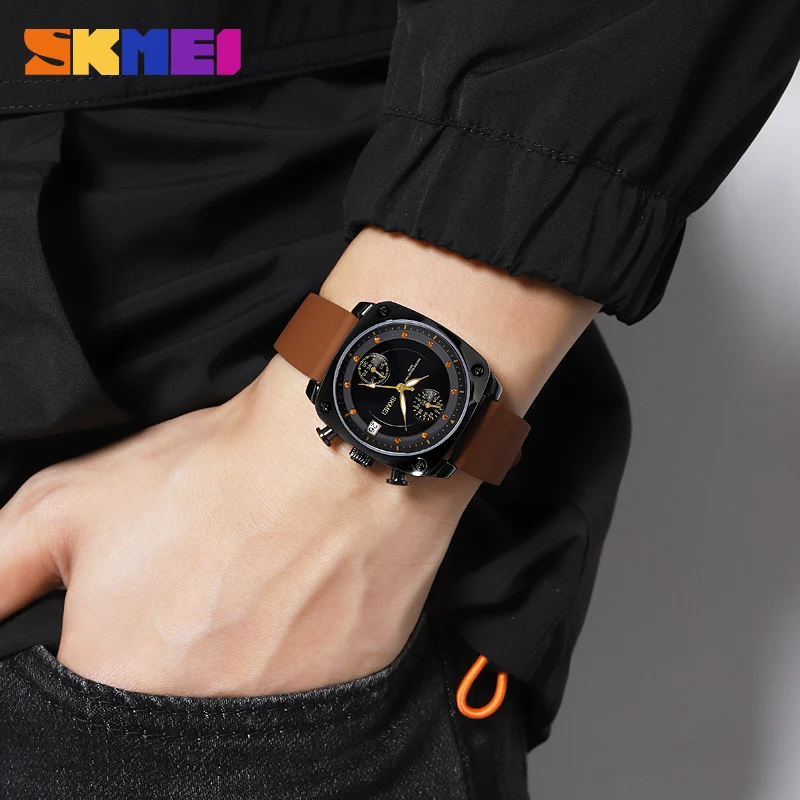 SKMEI Fashion Date Quartz Men Watches Top Brand Luxury Male Clock Chronograph Sport Mens Wrist Watch Hodinky Relogio Masculino