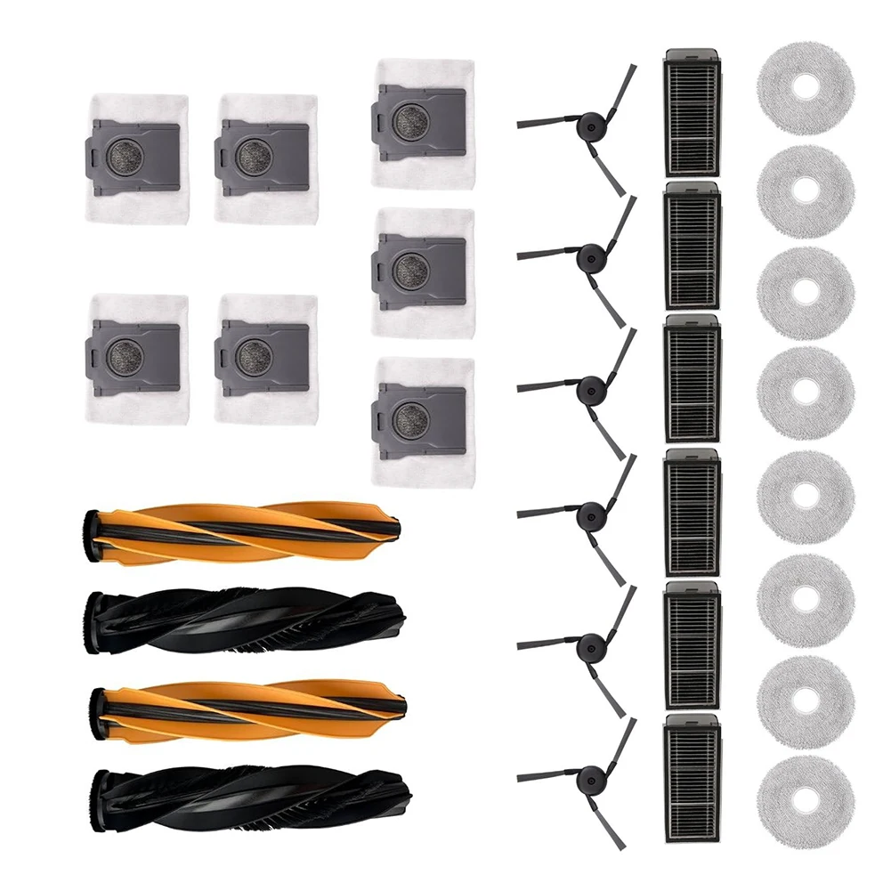 

For Dreame-L50 Ultra, For-Dreame For X50-Ultra Mova-V50Ultra For Dreame-L40s Ultra Mop Pad Dust Bag Side Brush Filter Main Brush