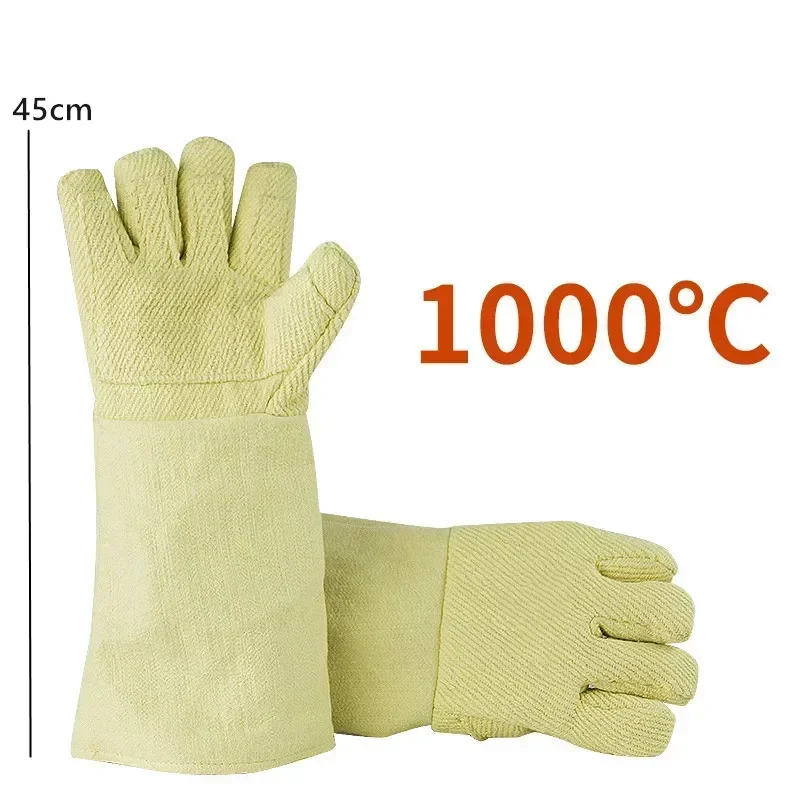 1 Paar Hochtemperaturhandschuhe 1000  Industrielle Ofenhandschuhe,  feuerfeste, verdickte Wrmedmmung, schtzende Arbeit - AliExpress 15