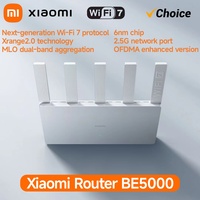 Xiaomi BE5000 Router Wi-Fi 7 Dual-Frequency Mesh Network 2.4/5GHz with 2.5G High-Speed Port IPTV OFDMA Signal Amplifier for Home