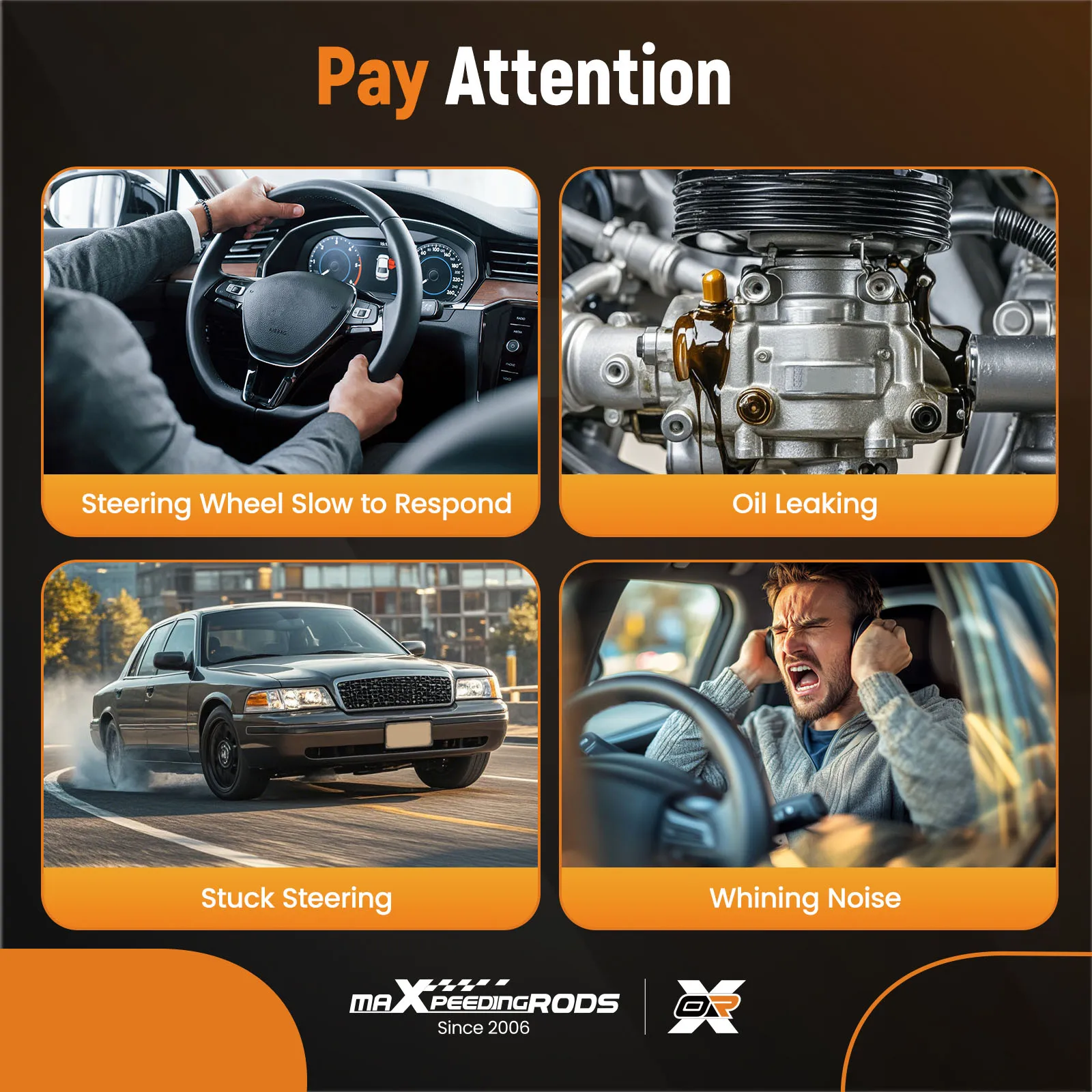 

Power Steering Pump w/Pulley & Reservoir for Toyota Tacoma 4Runner 3.4L 1995-04