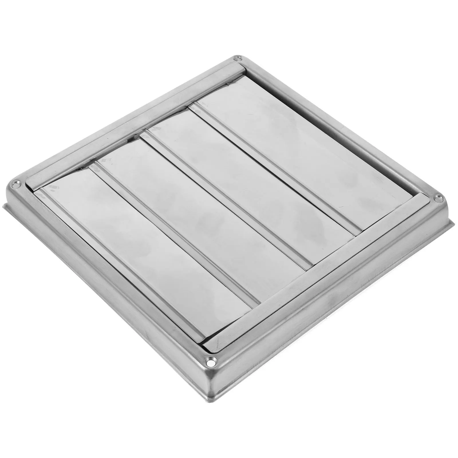 Outdoor Dryer Vent Cover Stainless Steel Louvered Design for Bathroom Kitchen Extractors Windproof Rainproof Rust Resistant