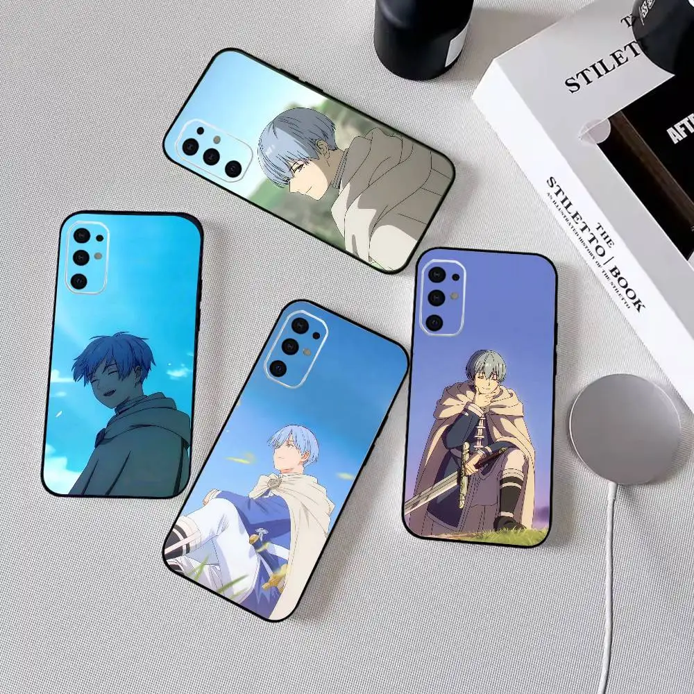 Anime Sousou no F Frieren Himmel Phone Case For Samsung S25,S24,S21,S22,S23,S30,Ultra,S20,Plus,Fe,Soft Silicone Black Cover