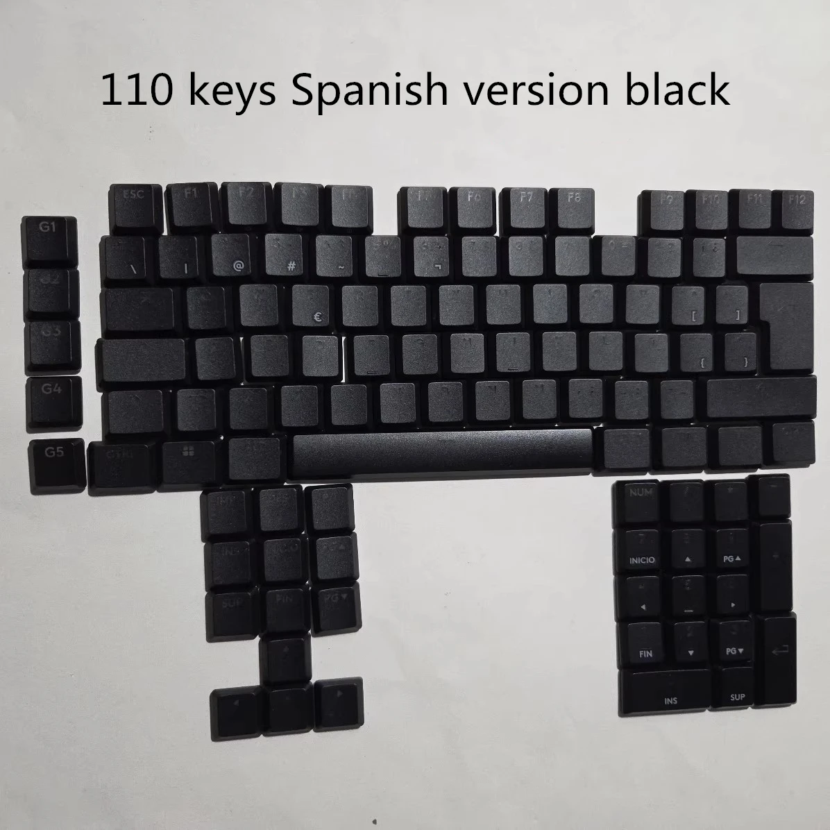 PBT Backlit EU German DN French Spanish JP KR Italion Keycaps For Logitech G515/G915X/G915 X LIGHTSPEED TKL Keyboard Key Caps