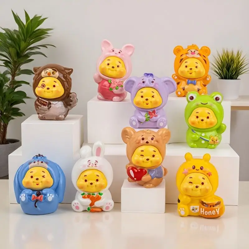 

New Cute little bear Doll Mini Figurine Home Desktop DIY Decoration Ornament
