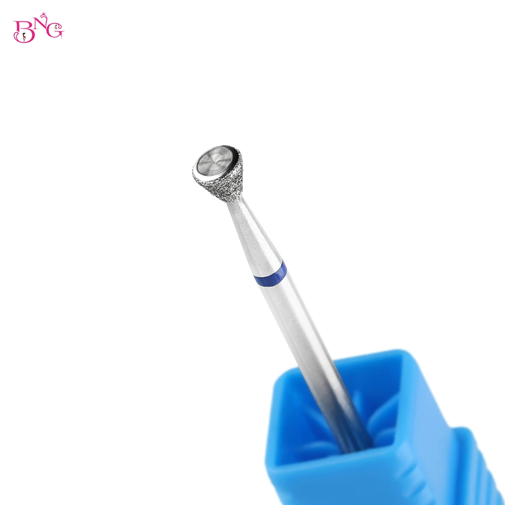 BNG 2 pçs/set diamante fresa careca prego brocas conjunto para manicure acessório broca para unhas cutícula remover ferramentas