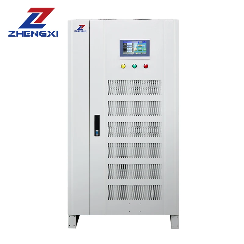 120KVA 380V AC Automatic Non-Contact Voltage Stabilizer For 3-Phase Wide Input Range 50Hz Frequency LCD Display Factory