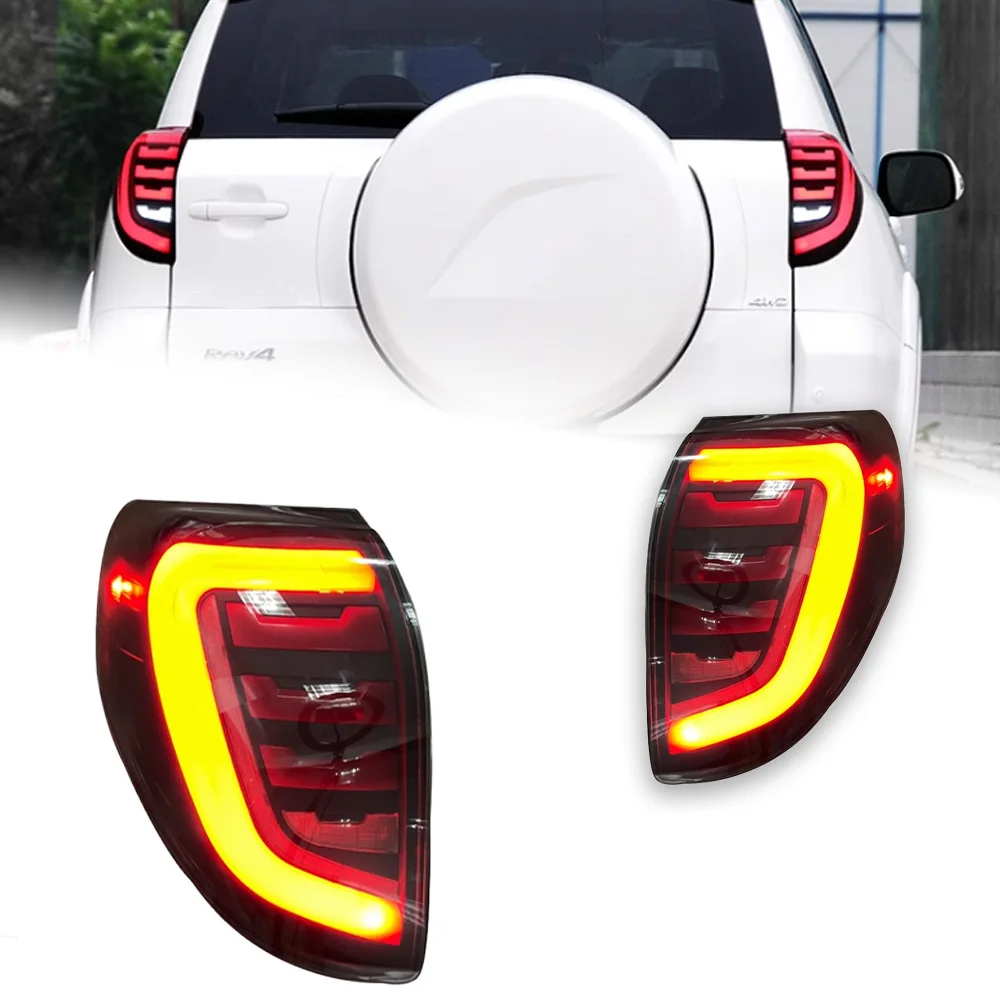 AKD Car Styling Tail Lamp for Toyota RAV4 Tail Lights 2009-2012 RAV4 Taillight Rear Light indicator drl  reverse accessories