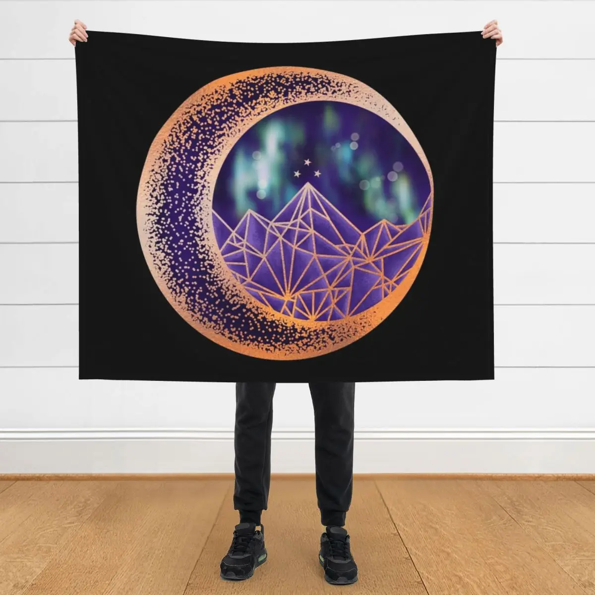 

gold night court insignia Throw Blanket halloween funny gift Decoratives Blankets