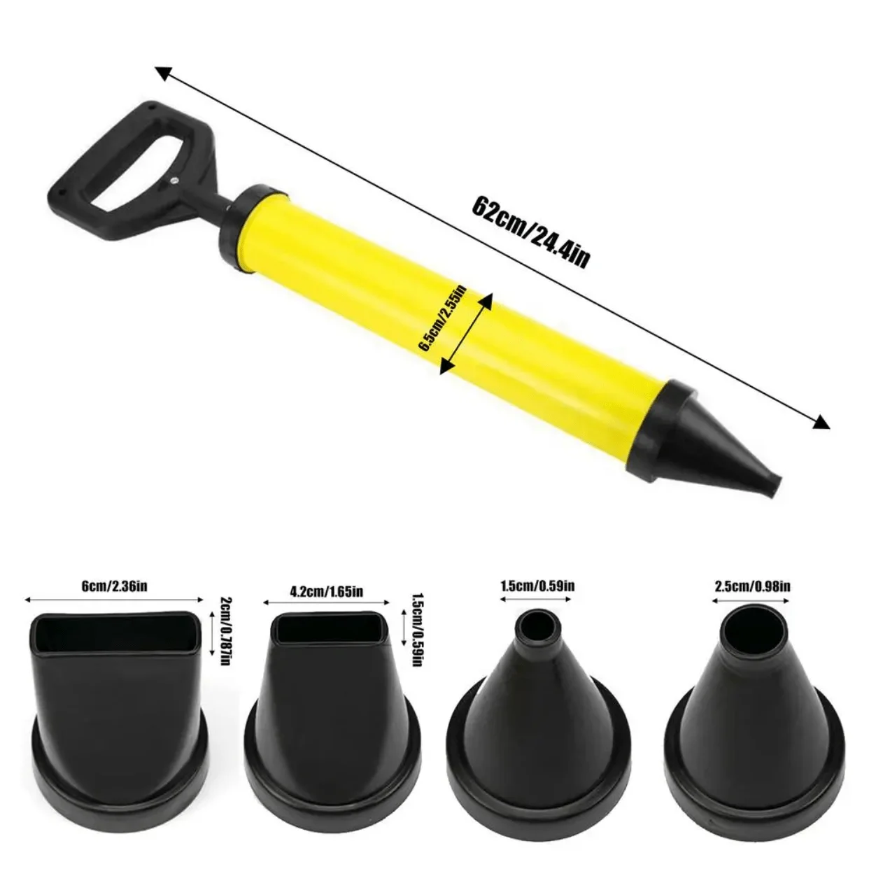 Professionelle Kartuschenpistole mit 4 Düsen, Verfugenpistole, Zementkalkenpumpe, Verfugenmörtel, Sprühfugenwerkzeuge, Handwerkzeuge